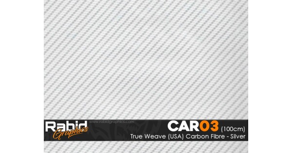 True Weave Usa Carbon Silver Hydrographics Film Cm Rabid