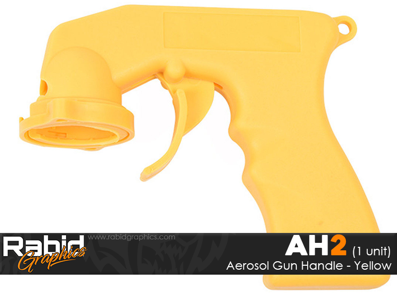 Aerosol Gun Handle - Yellow