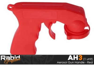 Aerosol Gun Handle - Red
