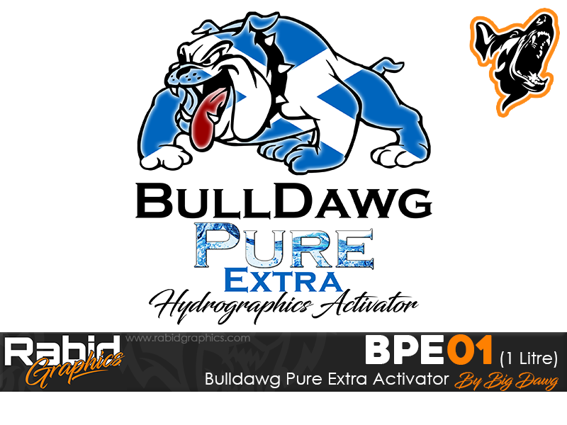 1 Litre Bulldog Pure Extra Hydrographics Activator