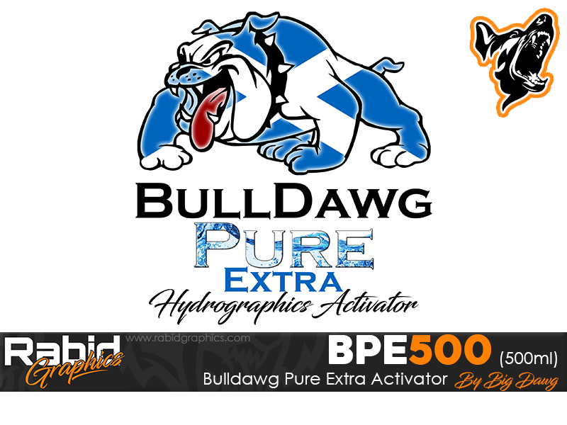 500ml Bulldog Pure Extra Hydrographics Activator