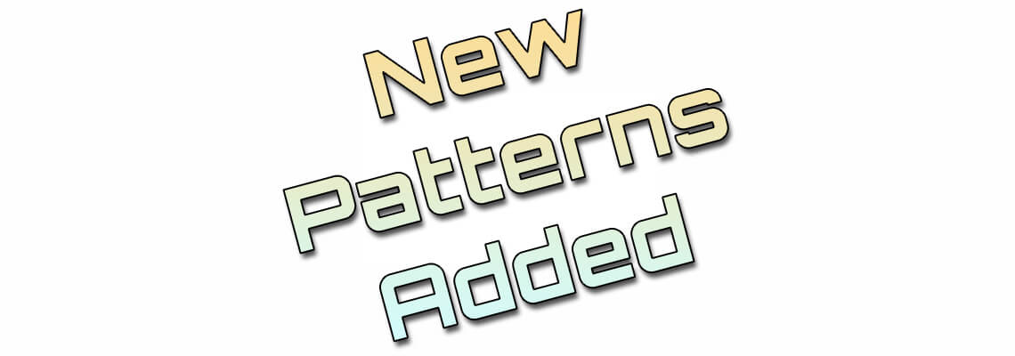 New Patterns added 21st October 2024