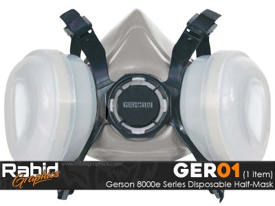 Gerson 8000e Series Disposable Half-Mask