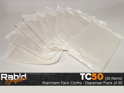 Starchem Tack Cloths - Dispenser Pack of 50