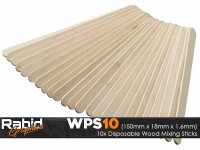 Disposable Wood Mixing Sticks (Pack of 10)