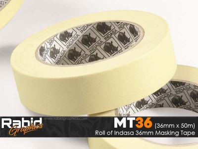 Indasa 36mm 1 1/2" Masking Tape (Roll)