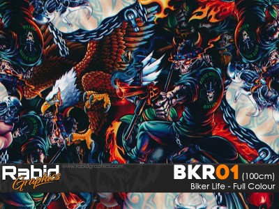 Biker Life - Full Colour (100cm)
