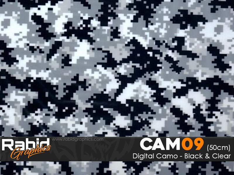 MCA014 - Black & Gray Digital Camo (50cm) – Atlantic Hydro