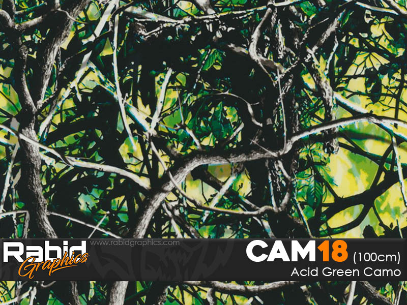 Acid Green Camo (100cm)