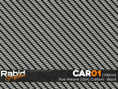 True Weave (USA) Carbon - Black (100cm)