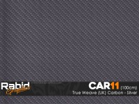 True Weave (UK) Carbon - Silver (100cm)