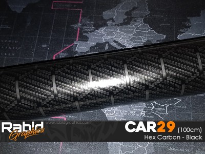 Hex Carbon - Black (100cm)