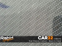 True Weave Carbon - Black (100cm)