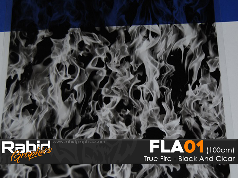 True Fire - Black & Clear (100cm)