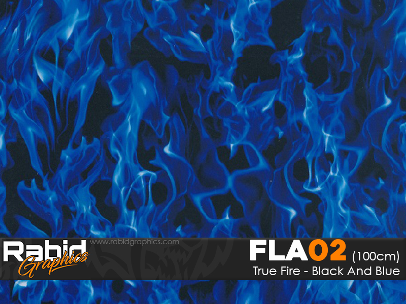 True Fire - Black & Blue (100cm)
