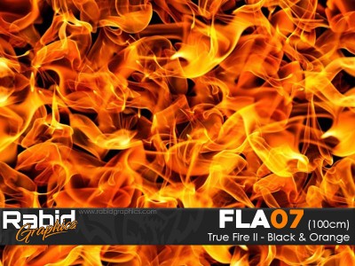 True Fire II - Black & Orange (100cm)