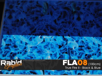 True Fire II - Black & Blue (100cm)
