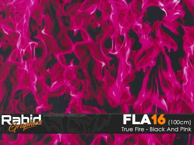 True Fire - Black & Pink (100cm)