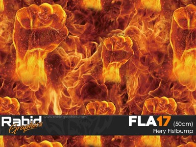 Firey Fistbump (50cm)