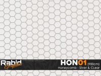 Honeycomb - Silver & Clear (90cm)