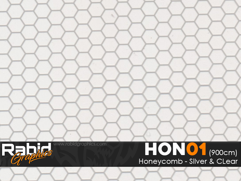 Honeycomb - Silver & Clear (90cm)