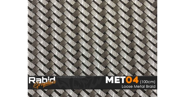 Loose Metal Braid Hydrographics Film (100cm) - Rabid Graphics Ltd