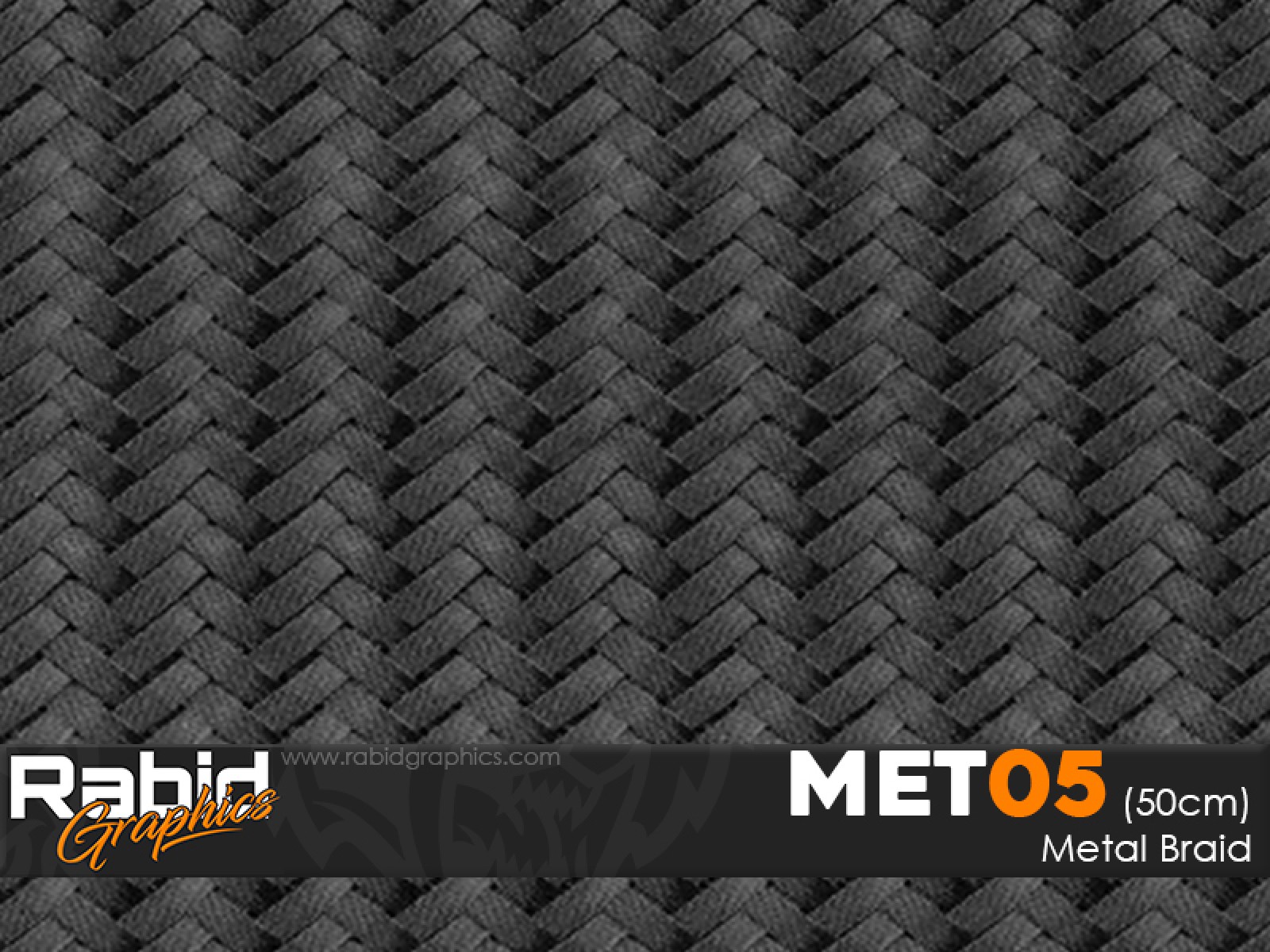 Metal Braid Hydrographics Film (50cm) - Rabid Graphics Ltd