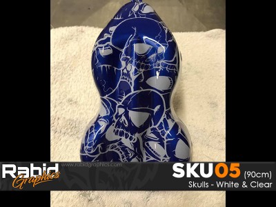 White & Clear Skulls (90cm)