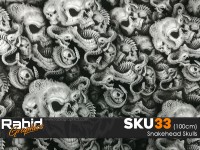Snakehead Skulls Hydrographics Film (100cm)