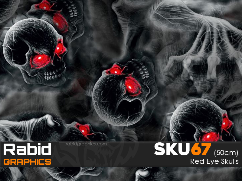 Red Eye Skulls (50cm)