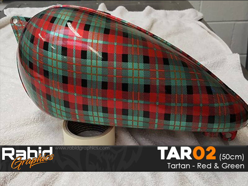 Tartan - Red and Green (50cm)
