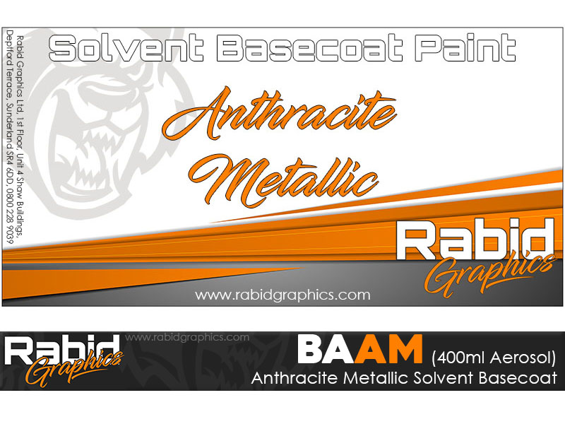 Anthracite Metallic Solvent Basecoat Aerosol (400ml)