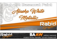 Alaska White Metallic Solvent Basecoat Aerosol (400ml)