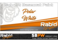 Polar White Solvent Basecoat (500ml/1 Litre)