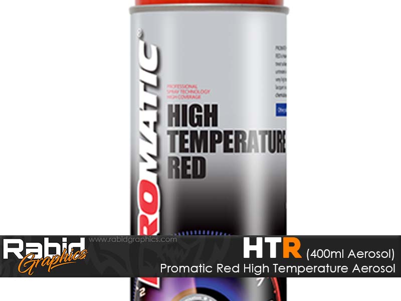 Promatic High Temperature Aerosol - Red (400ml)