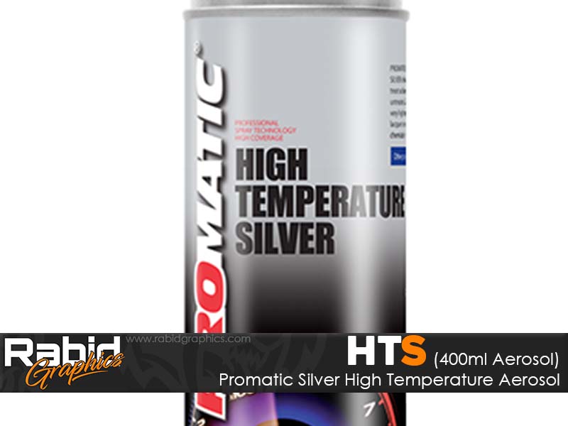 Promatic High Temperature Aerosol - Silver (400ml)