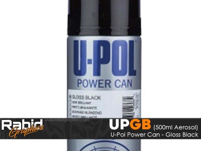 U-Pol Power Can - Gloss Black (500ml)