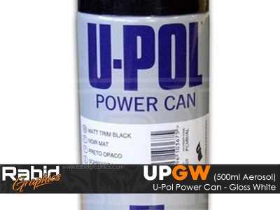 U-Pol Power Can - Matt Black (500ml)